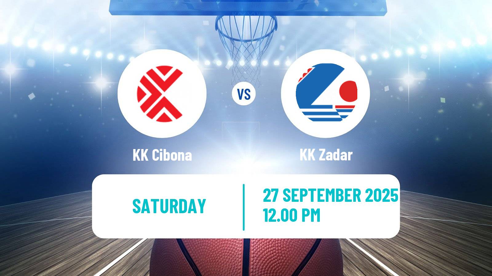Basketball Croatian Premijer Liga Basketball Cibona - KK Zadar