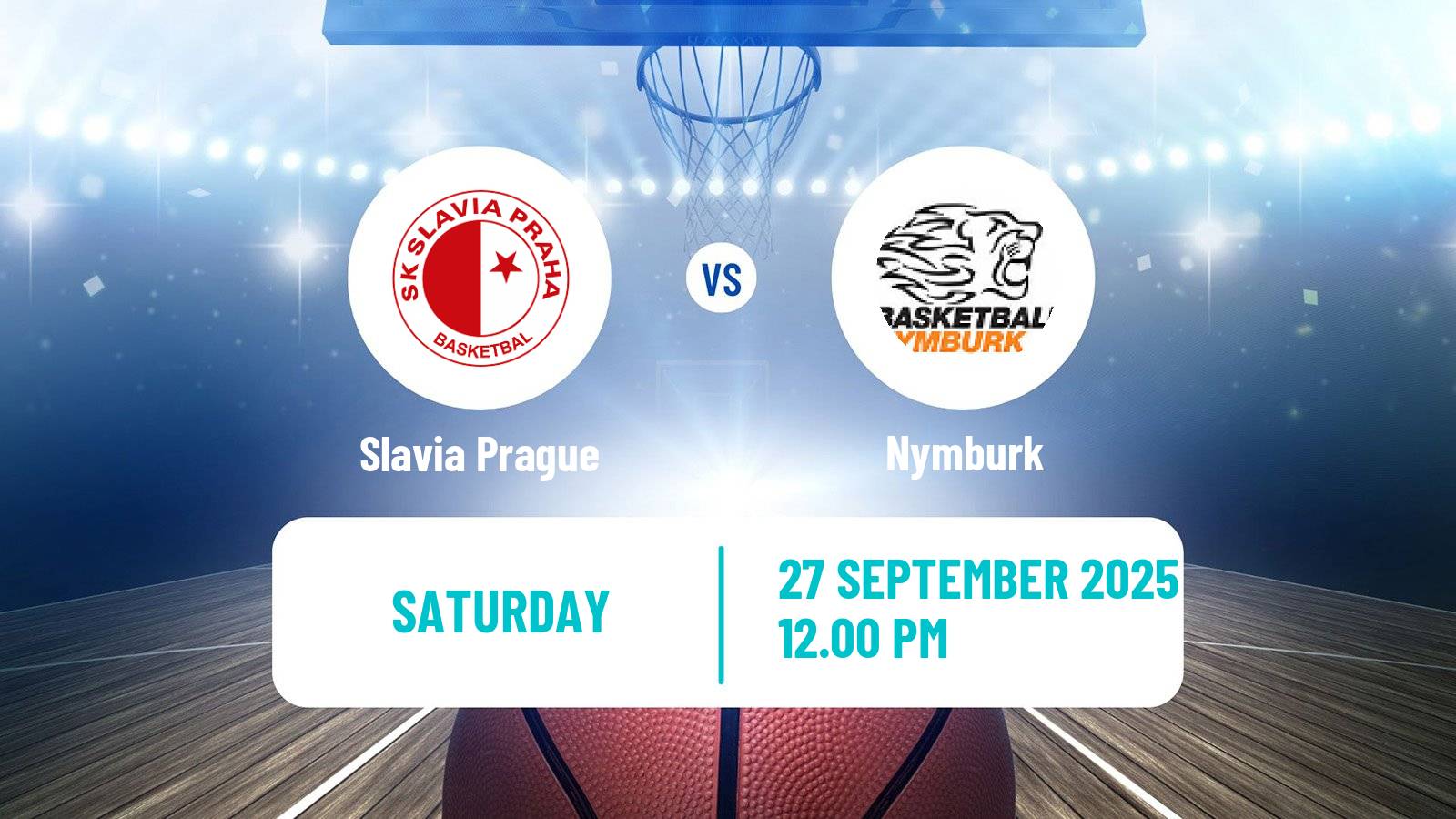 Basketball Czech NBL Slavia Prague - Nymburk