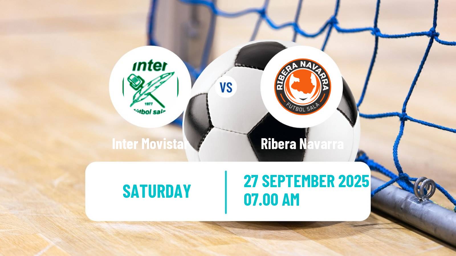 Futsal Spanish Primera Division Futsal Inter Movistar - Ribera Navarra