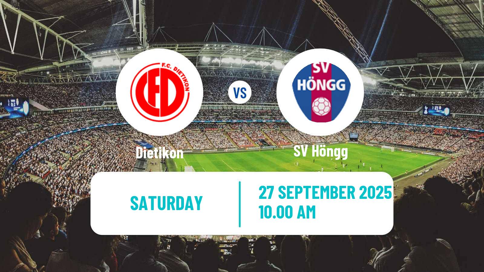 Soccer Swiss 1 Liga Classic Group 3 Dietikon - Höngg