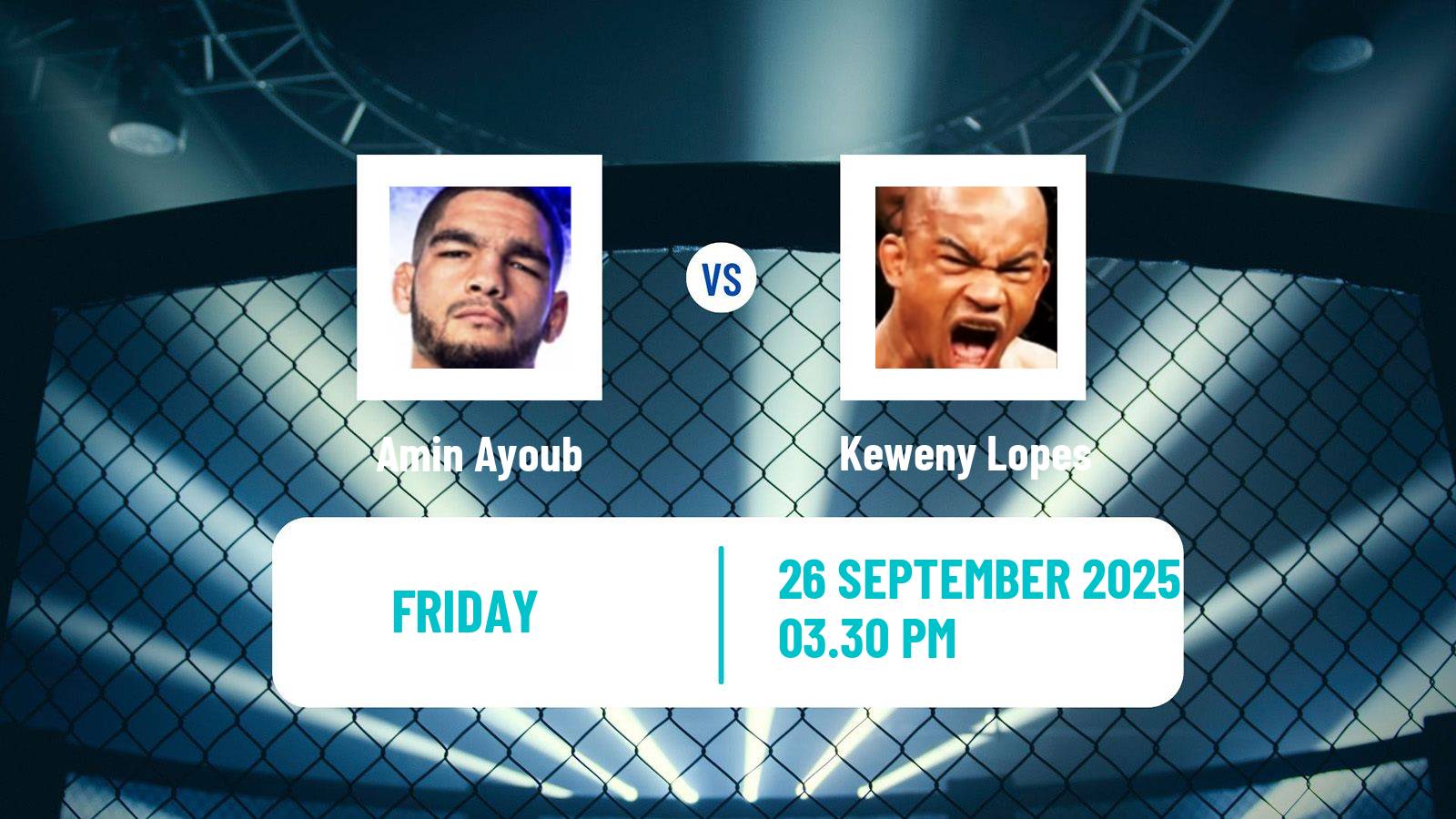 MMA Lightweight Pfl Europe Men Amin Ayoub - Keweny Lopes