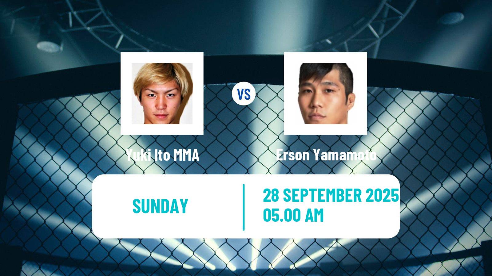 MMA Flyweight Rizin Men Yuki Ito - Erson Yamamoto