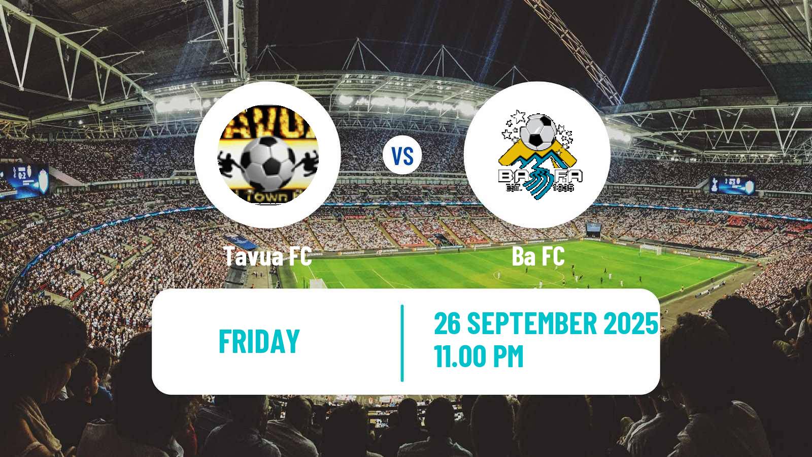 Soccer Fiji Premier League Tavua - Ba