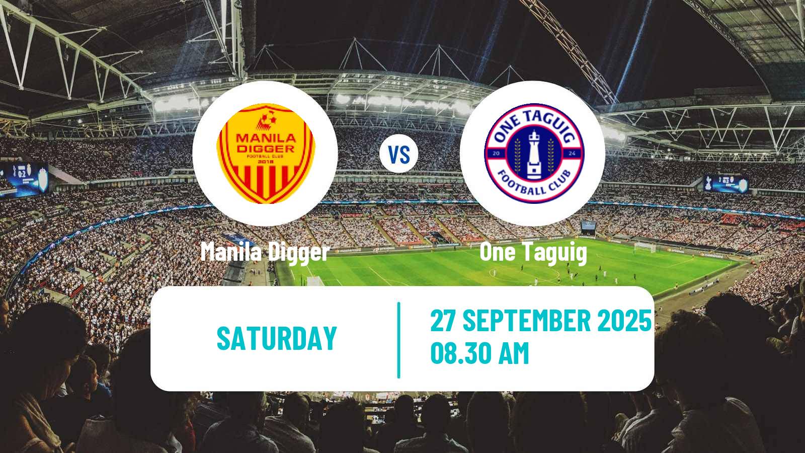 Soccer Philippines PFL Manila Digger - One Taguig