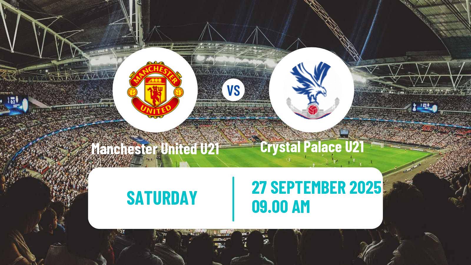 Soccer English Premier League 2 Manchester United U21 - Crystal Palace U21