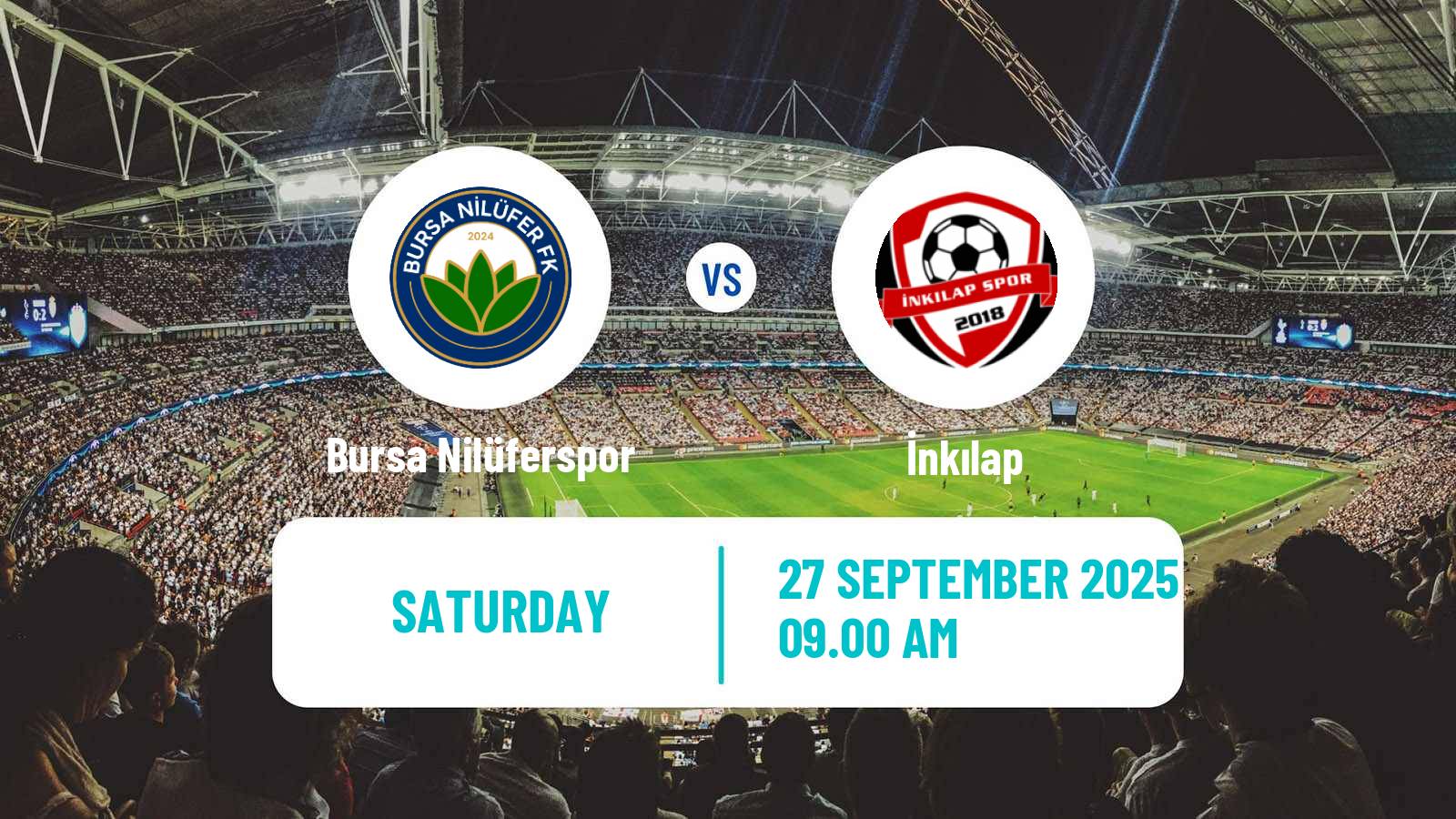 Soccer Turkish 3 Lig Group 1 Bursa Nilüferspor - İnkılap