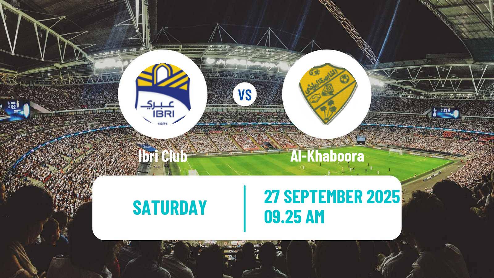 Soccer Omani League Ibri - Al-Khaboora