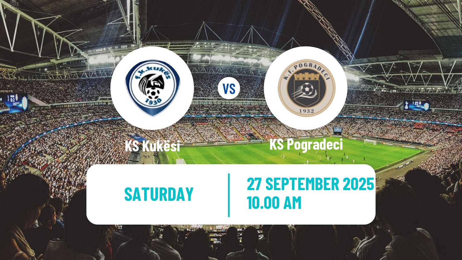 Soccer Albanian First Division Kukësi - Pogradeci