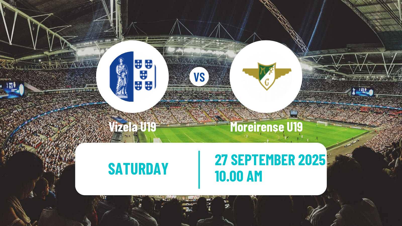 Soccer Portuguese Campeonato Nacional U19 Vizela U19 - Moreirense U19
