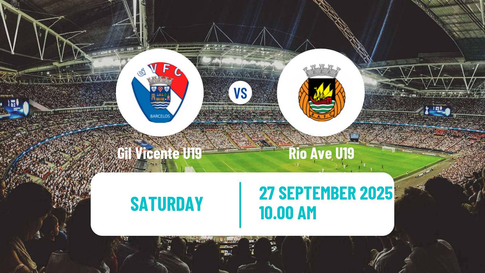Soccer Portuguese Campeonato Nacional U19 Gil Vicente U19 - Rio Ave U19