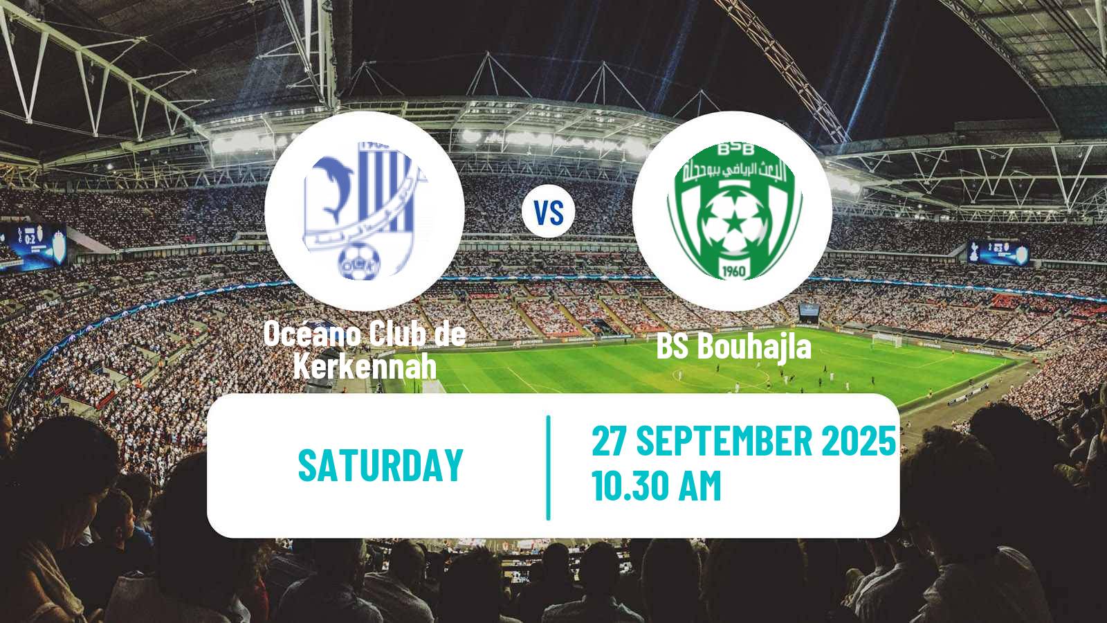 Soccer Tunisian Ligue 2 Océano Club de Kerkennah - Bouhajla