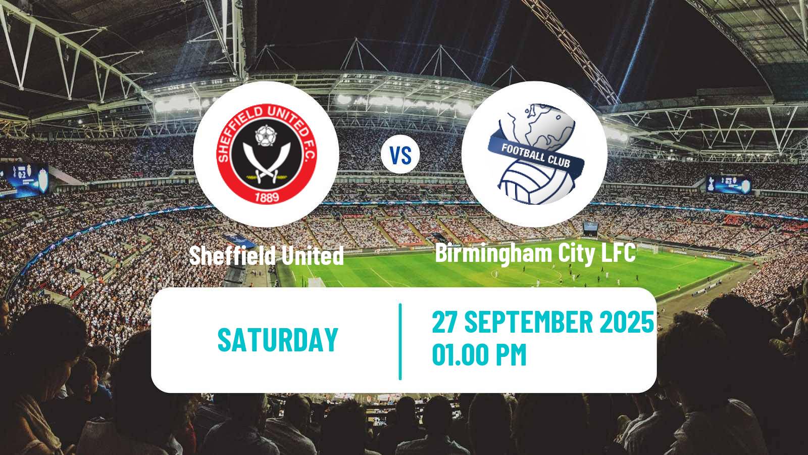 Soccer English Women Championship Sheffield United - Birmingham City LFC