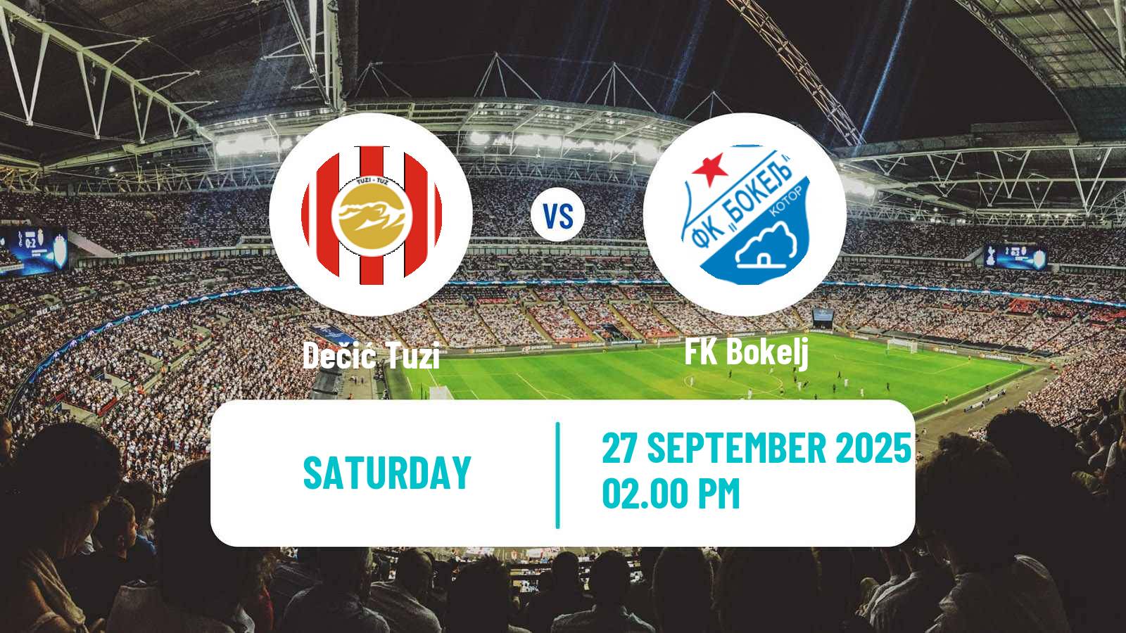 Soccer Montenegrin First League Dečić Tuzi - Bokelj