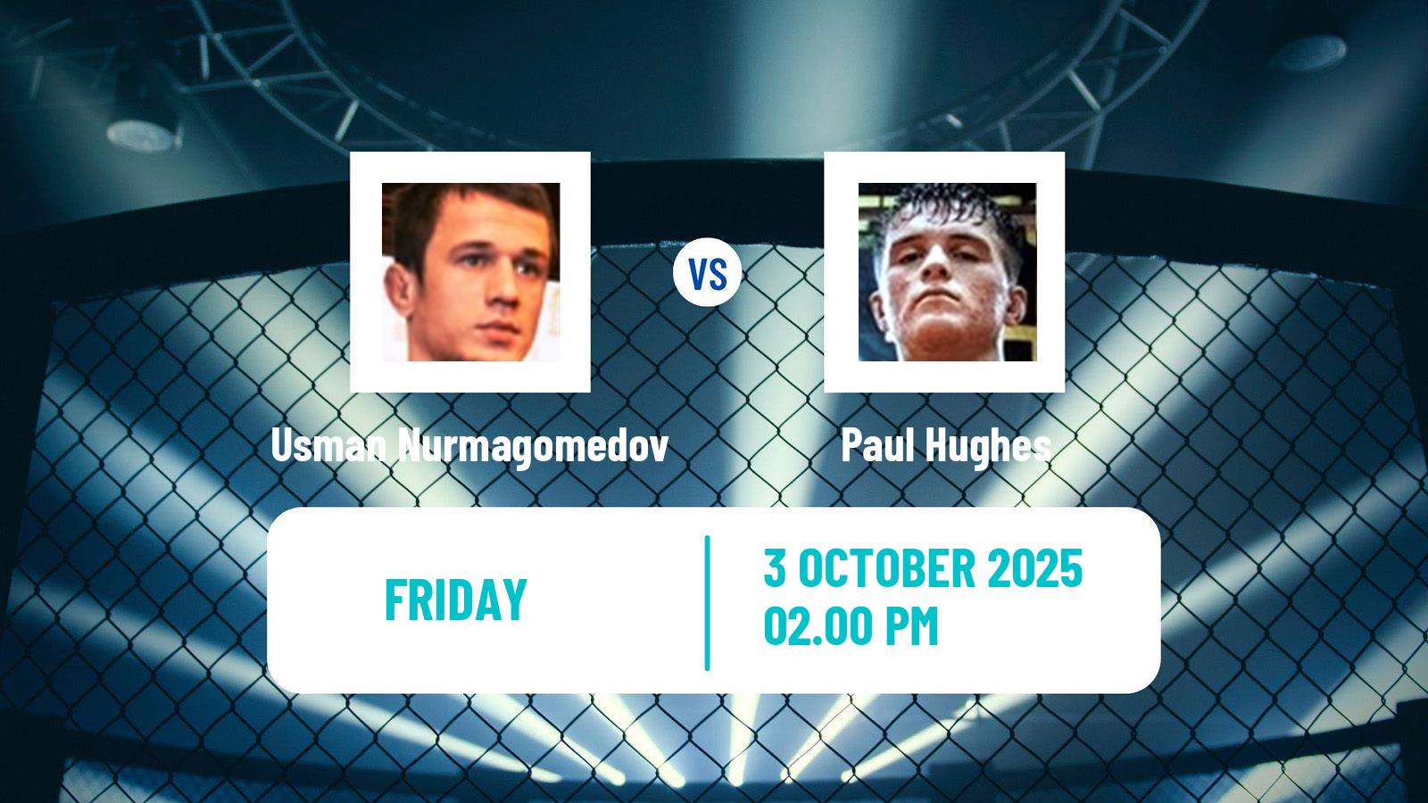 MMA Lightweight Pfl Men Usman Nurmagomedov - Paul Hughes