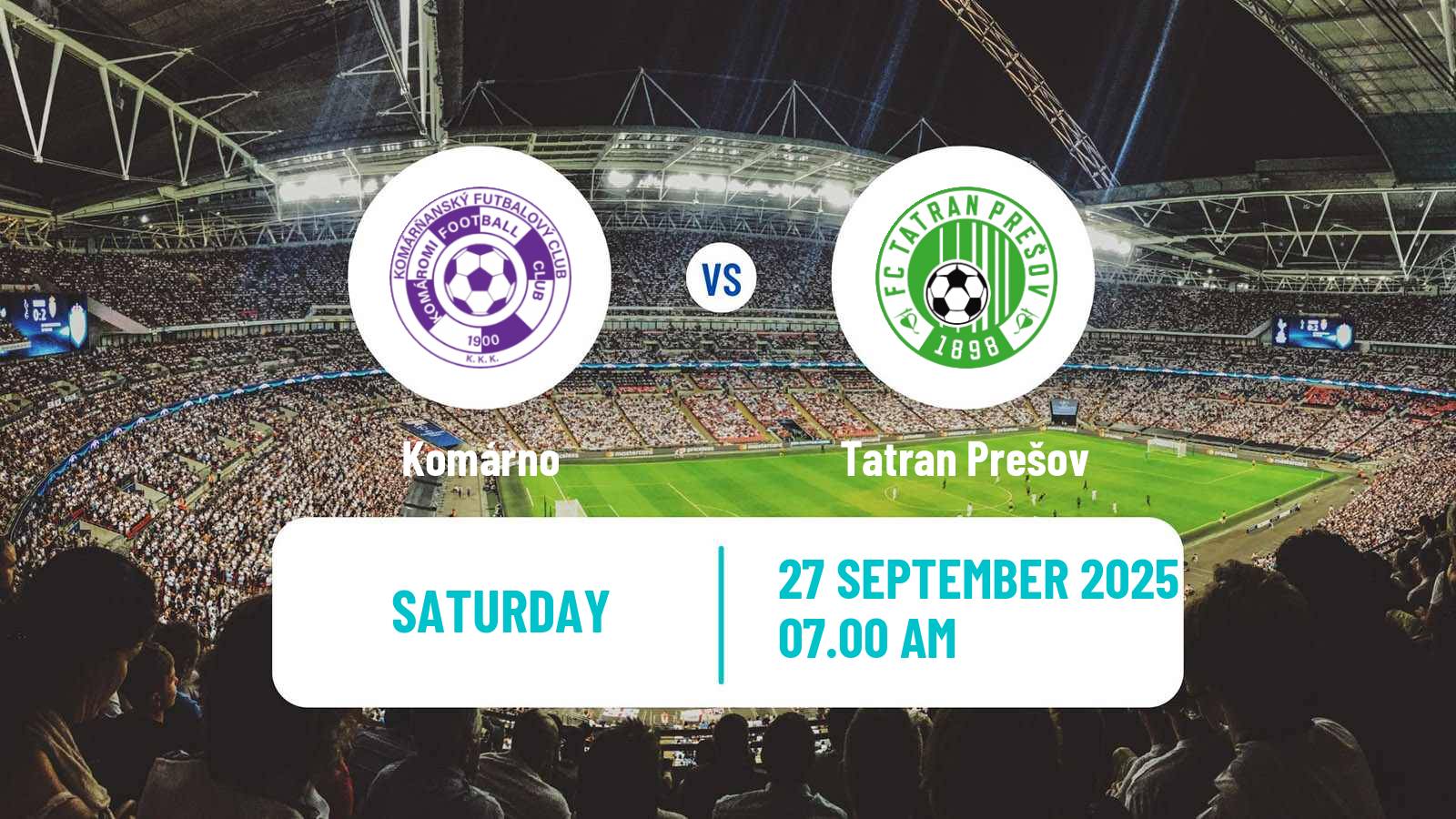 Soccer Slovak 1 Liga Women Komárno - Tatran Prešov