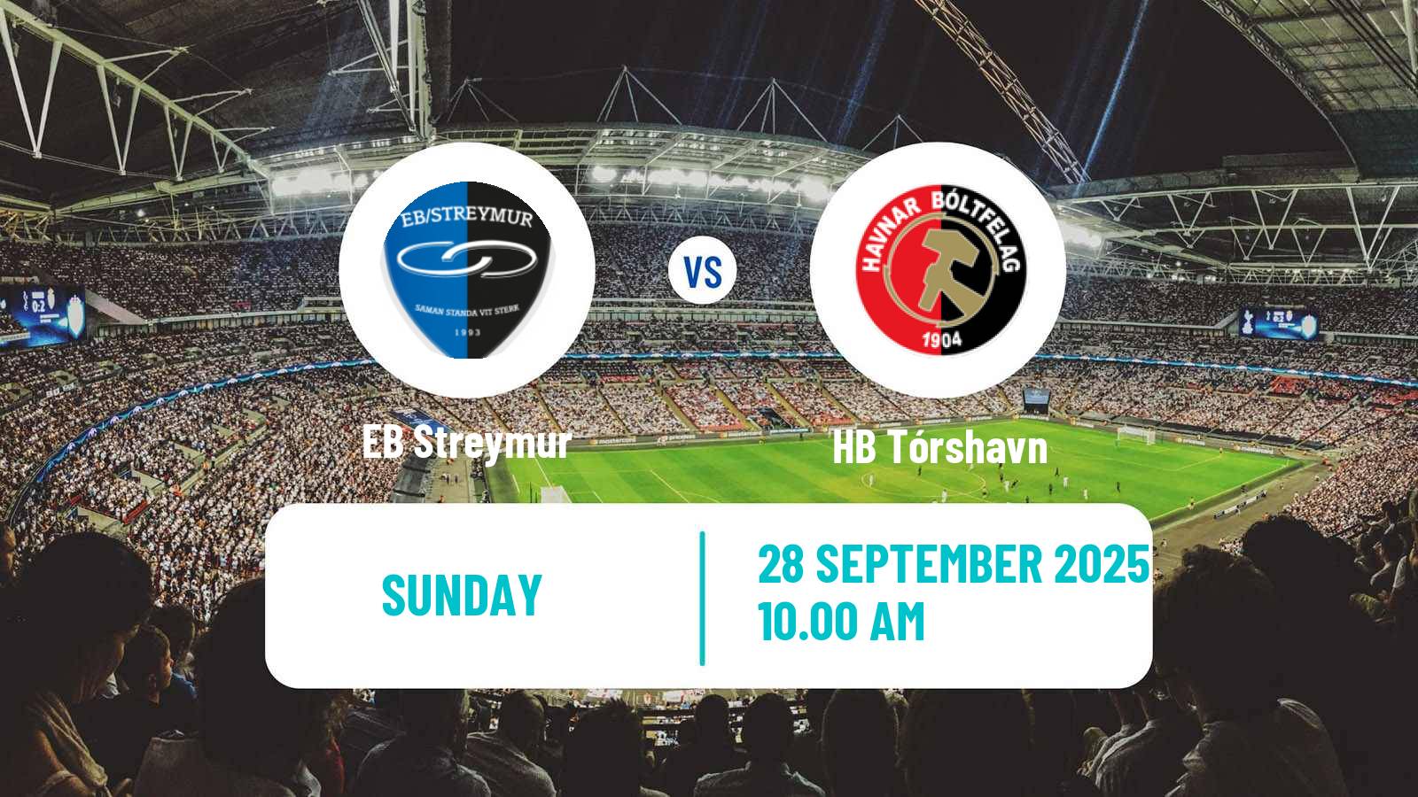 Soccer Faroe Islands Premier League EB Streymur - HB Tórshavn