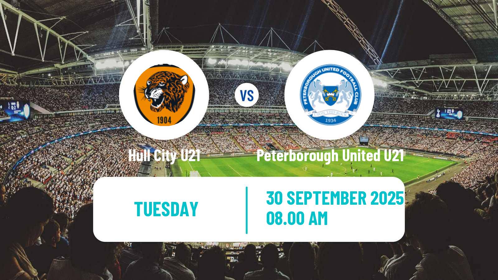 Soccer English Professional Development League Hull City U21 - Peterborough United U21