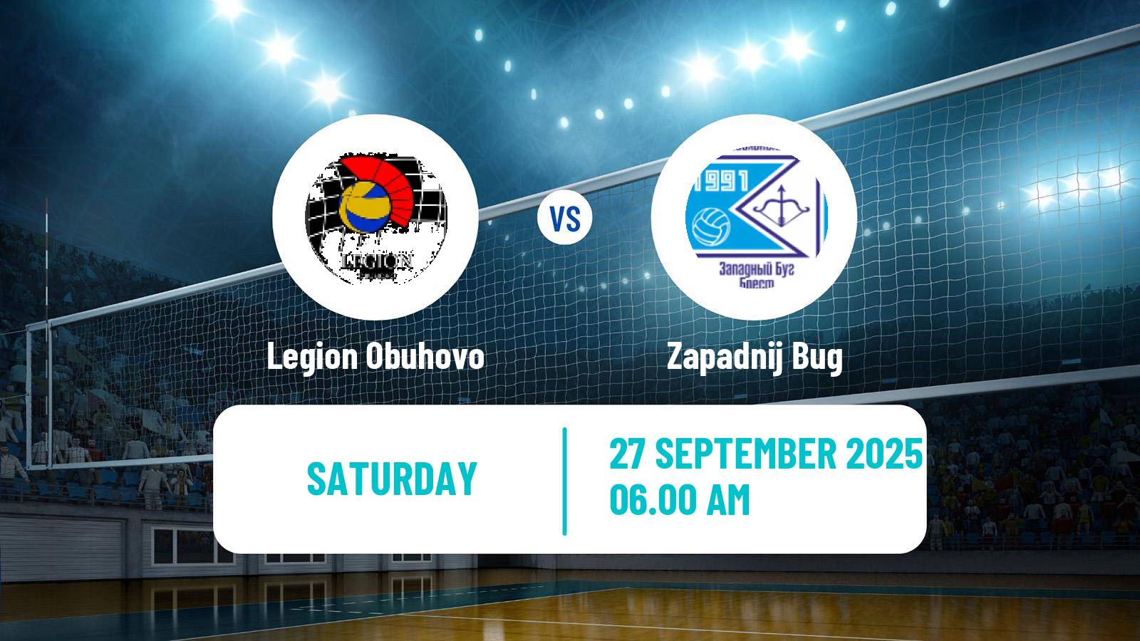 Volleyball Belarusian Division A Volleyball Legion Obuhovo - Zapadnij Bug