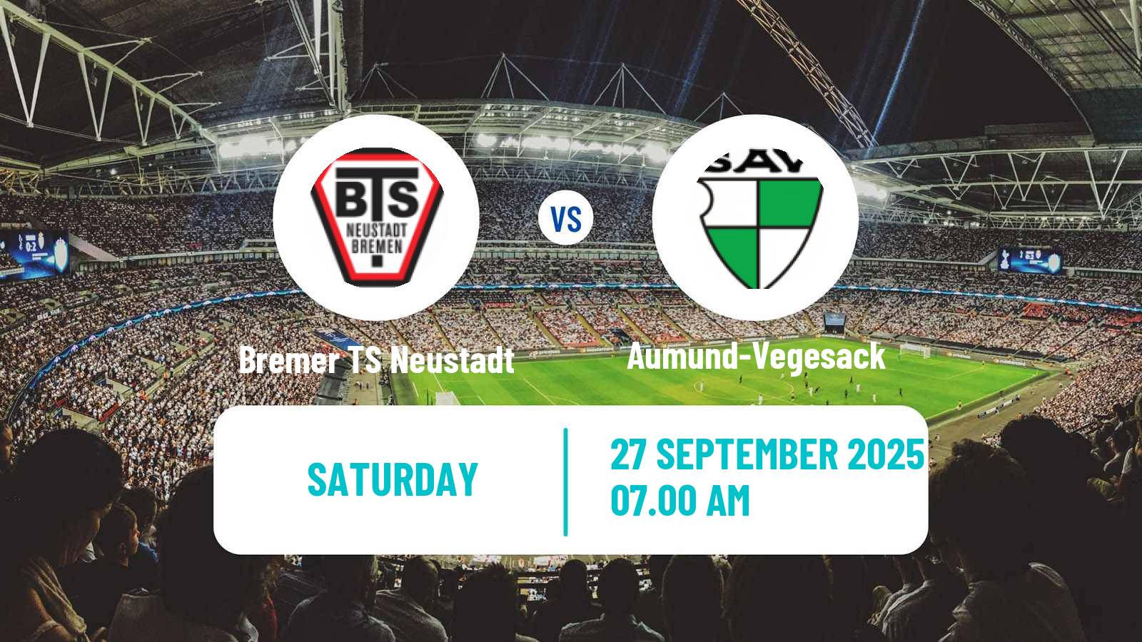 Soccer German Oberliga Bremen Bremer TS Neustadt - Aumund-Vegesack