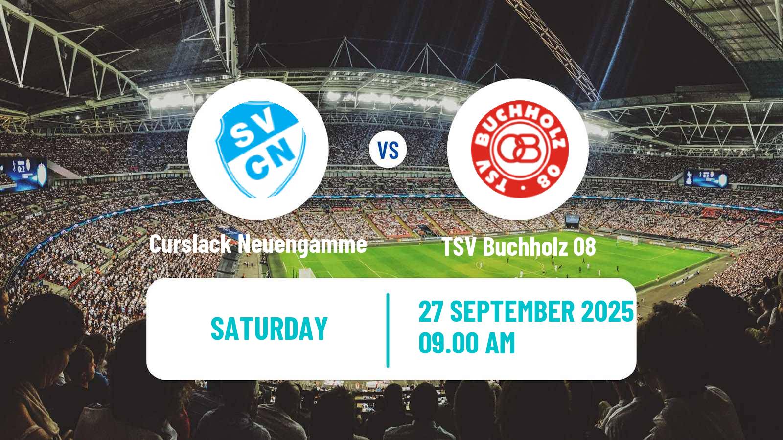 Soccer German Oberliga Hamburg Curslack Neuengamme - TSV Buchholz 08
