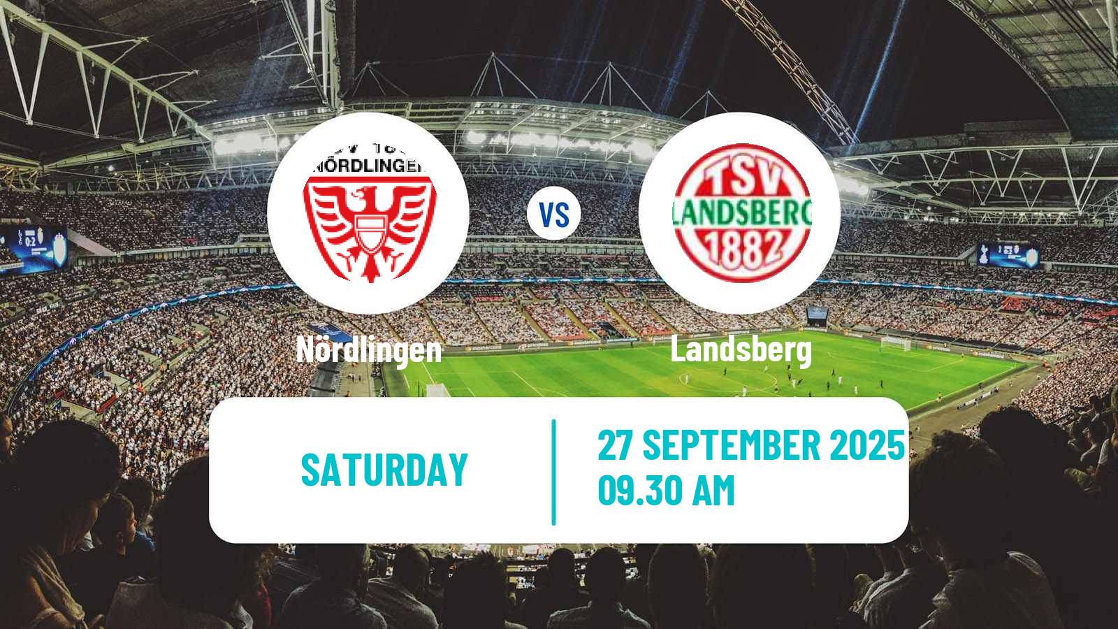 Soccer German Oberliga Bayern Süd Nördlingen - Landsberg