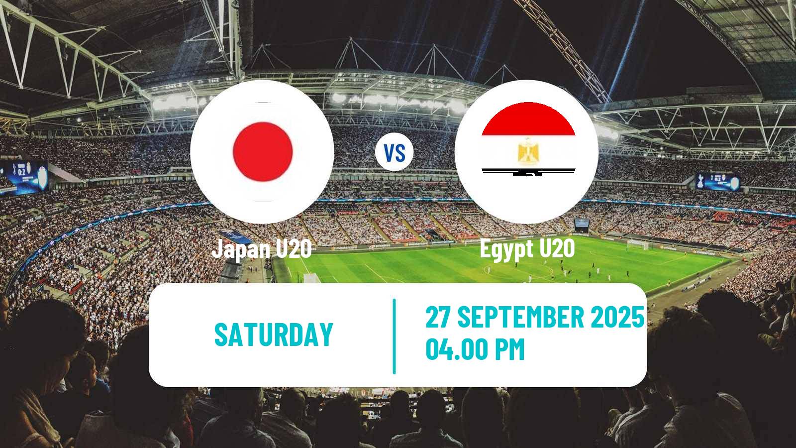 Soccer FIFA World Cup U20 Japan U20 - Egypt U20