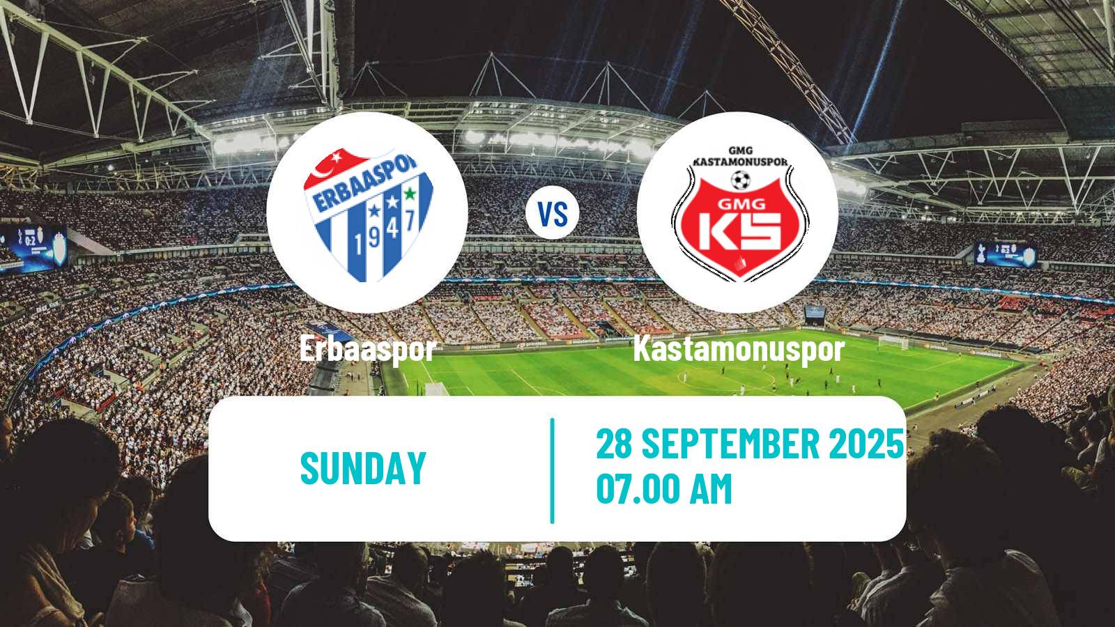 Soccer Turkish Second League White Group Erbaaspor - Kastamonuspor