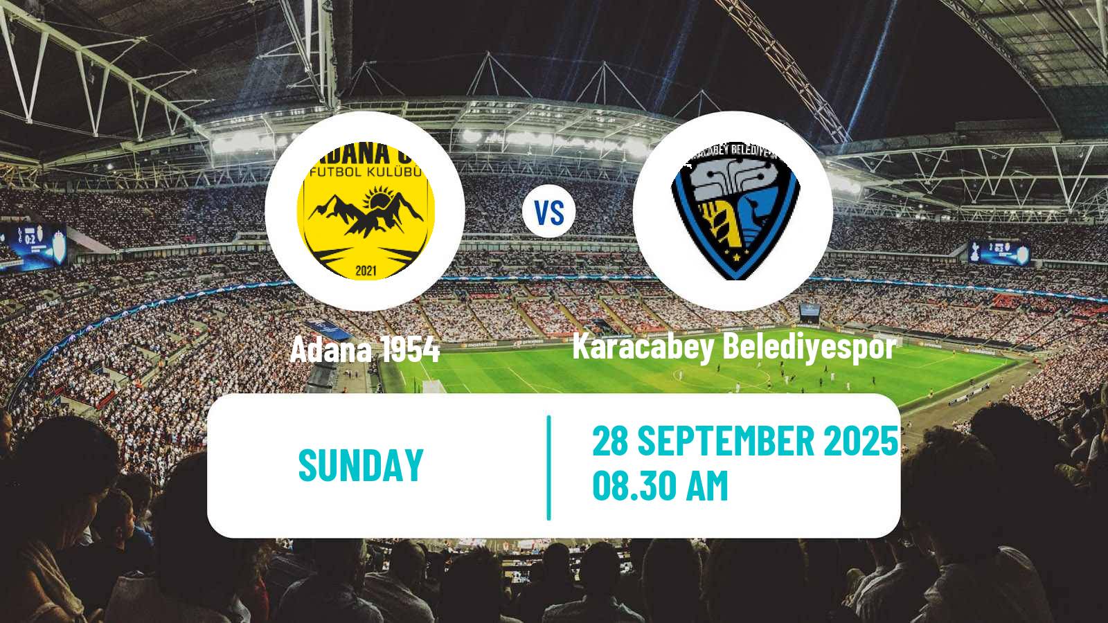 Soccer Turkish Second League White Group Adana 1954 - Karacabey Belediyespor