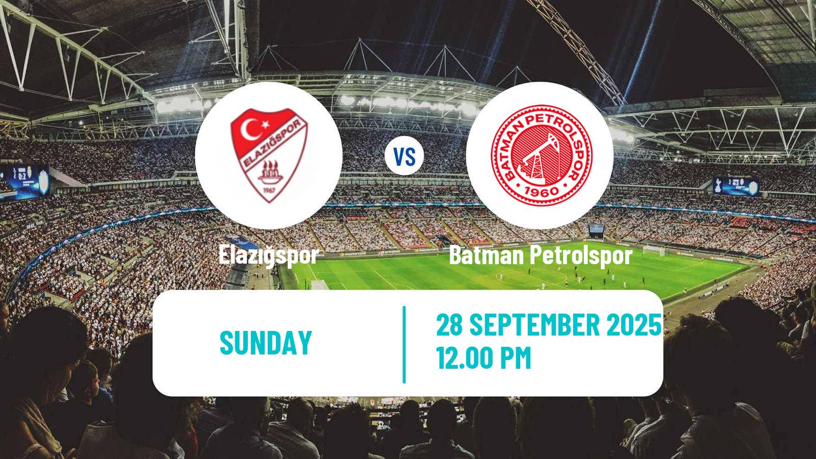 Soccer Turkish Second League White Group Elazığspor - Batman Petrolspor
