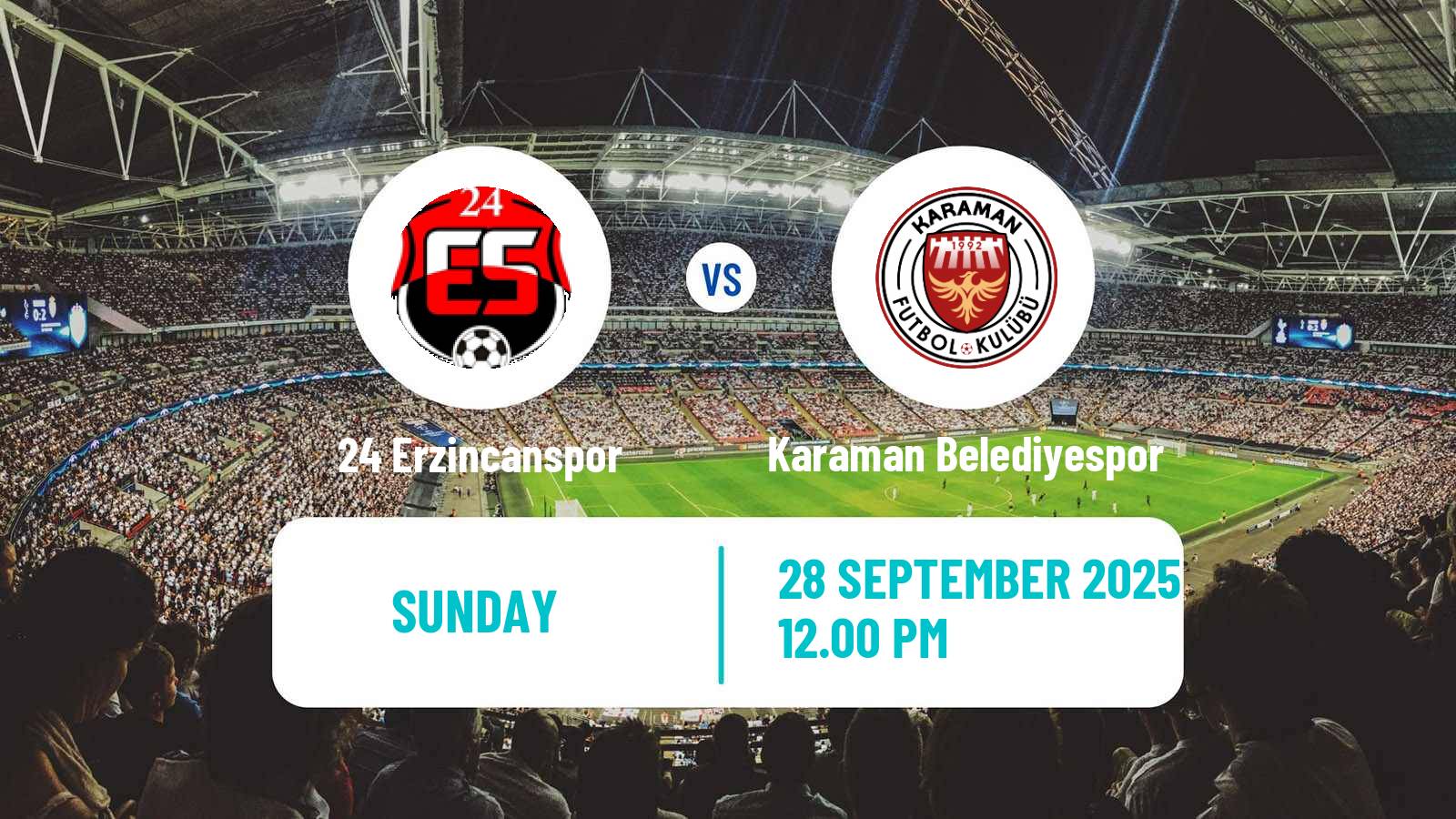 Soccer Turkish Second League White Group 24 Erzincanspor - Karaman Belediyespor