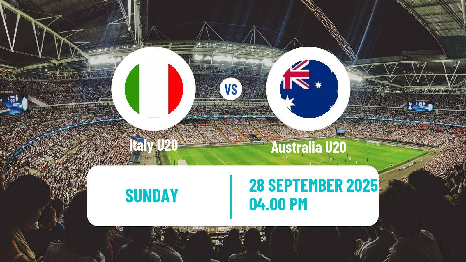 Soccer FIFA World Cup U20 Italy U20 - Australia U20