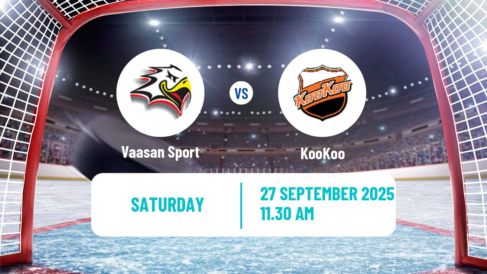 Hockey Finnish SM-liiga Vaasan Sport - KooKoo