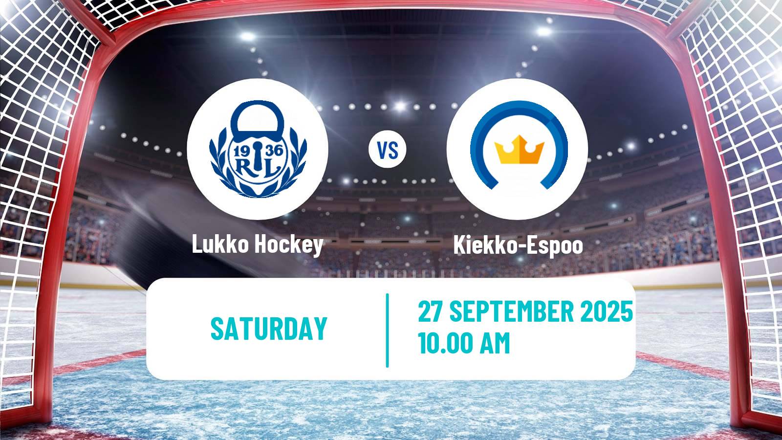 Hockey Finnish SM-liiga Lukko - Kiekko-Espoo