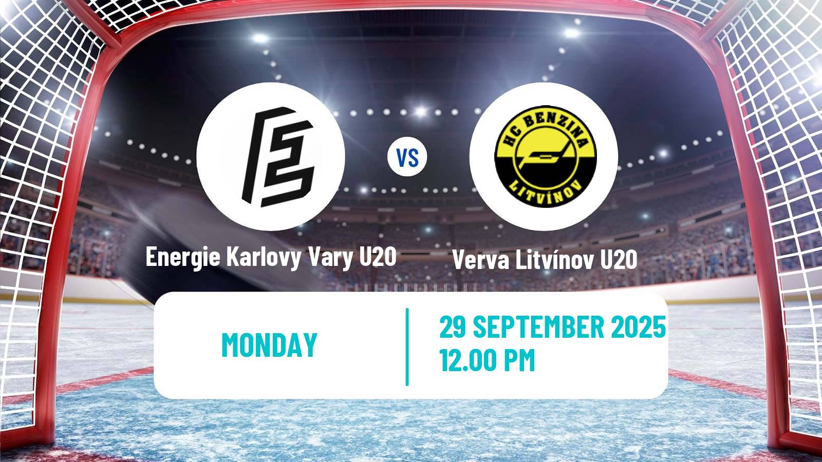 Hockey Czech ELJ Energie Karlovy Vary U20 - Verva Litvínov U20