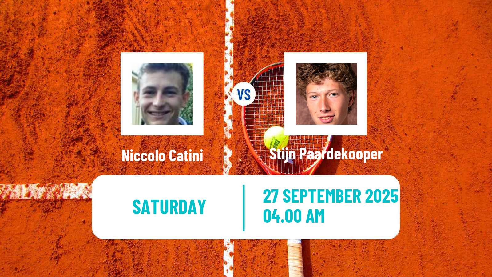 Tennis ITF M15 Otopeni Men Niccolo Catini - Stijn Paardekooper