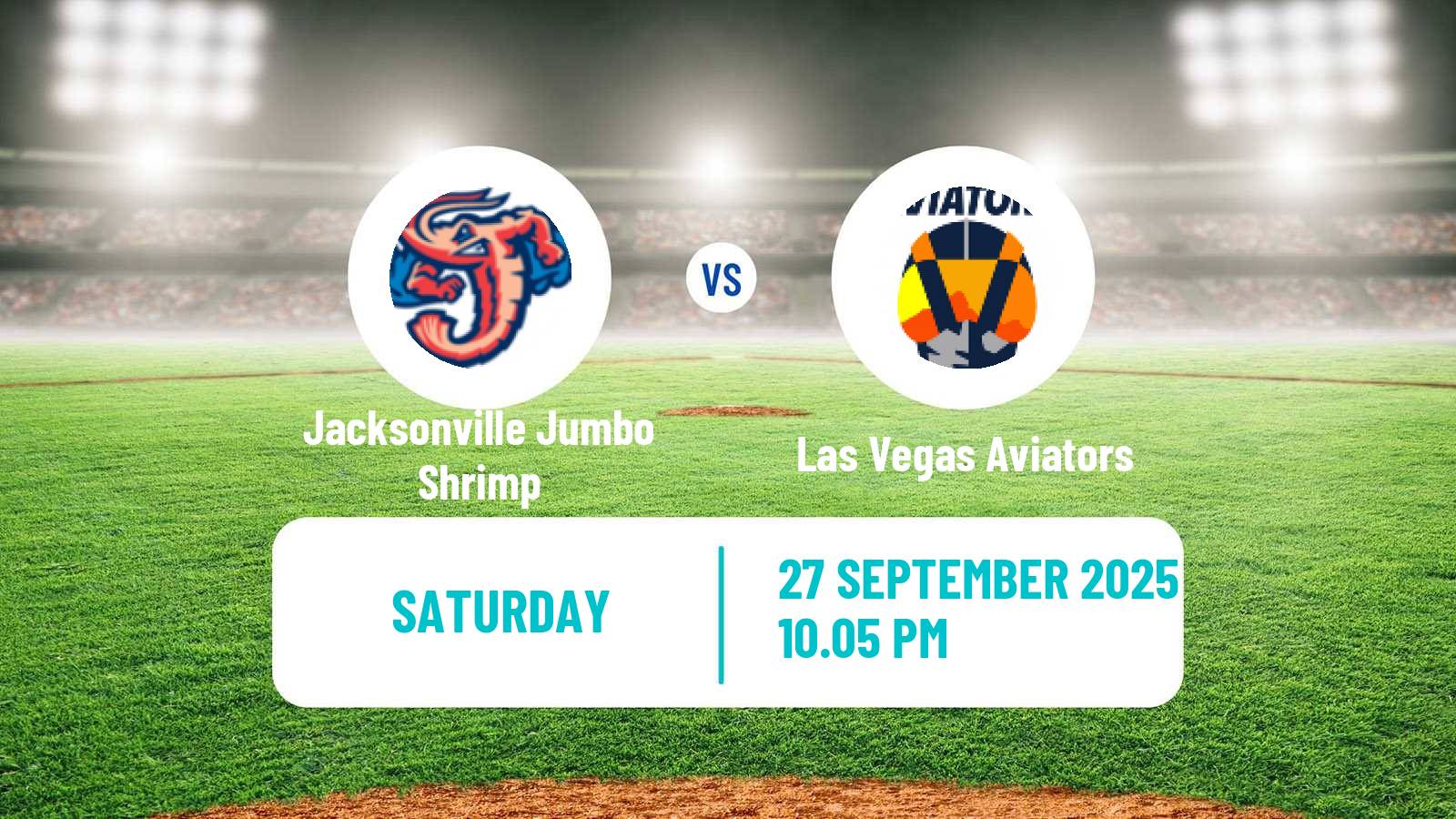 Baseball Triple-A National Championship Jacksonville Jumbo Shrimp - Las Vegas Aviators