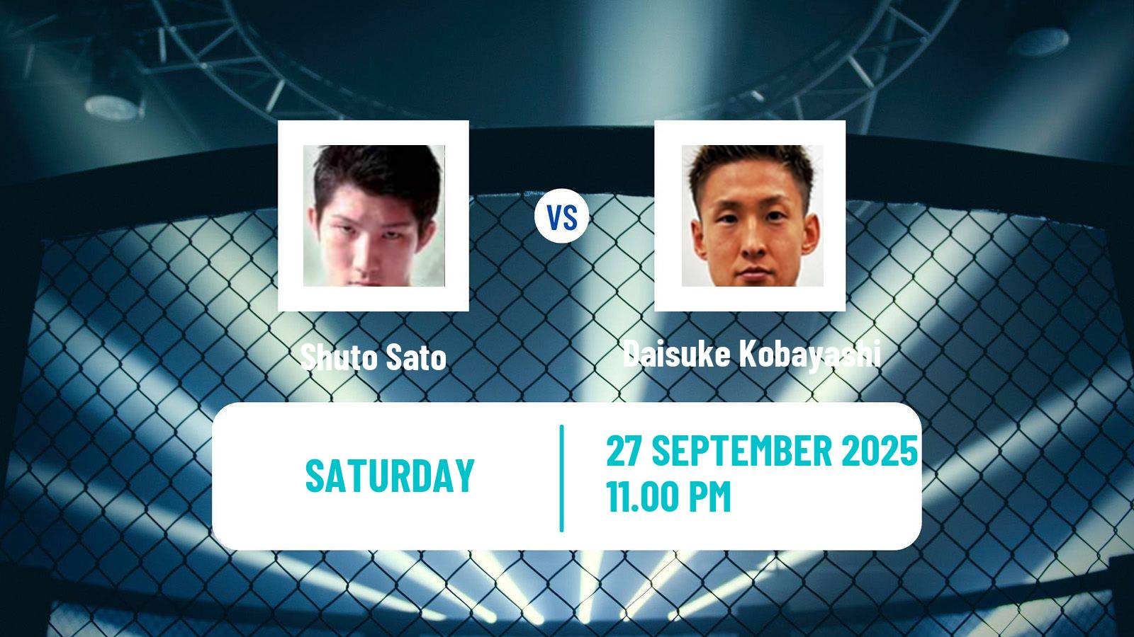 MMA Flyweight Rizin Men Shuto Sato - Daisuke Kobayashi