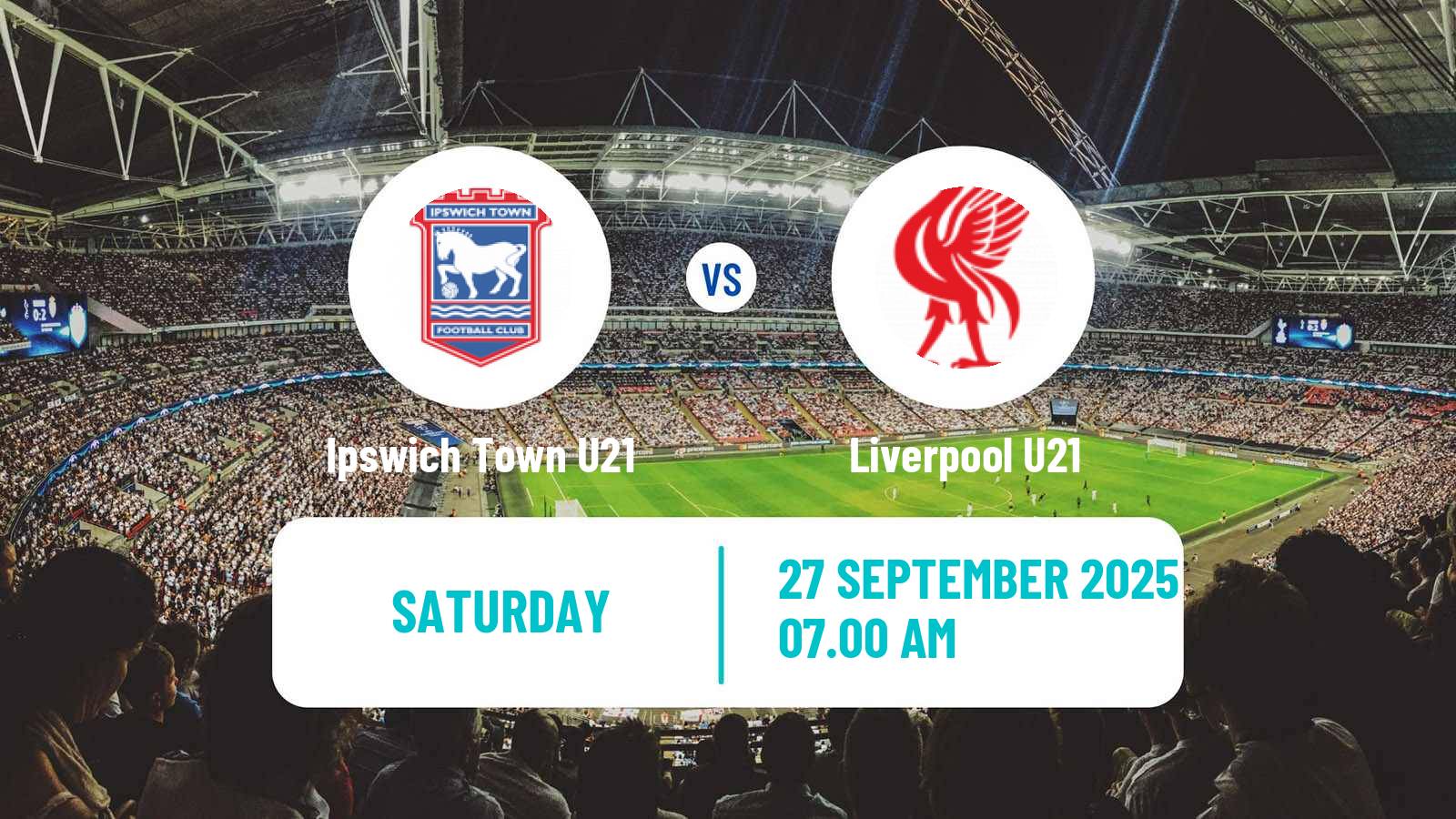 Soccer English Premier League 2 Ipswich Town U21 - Liverpool U21