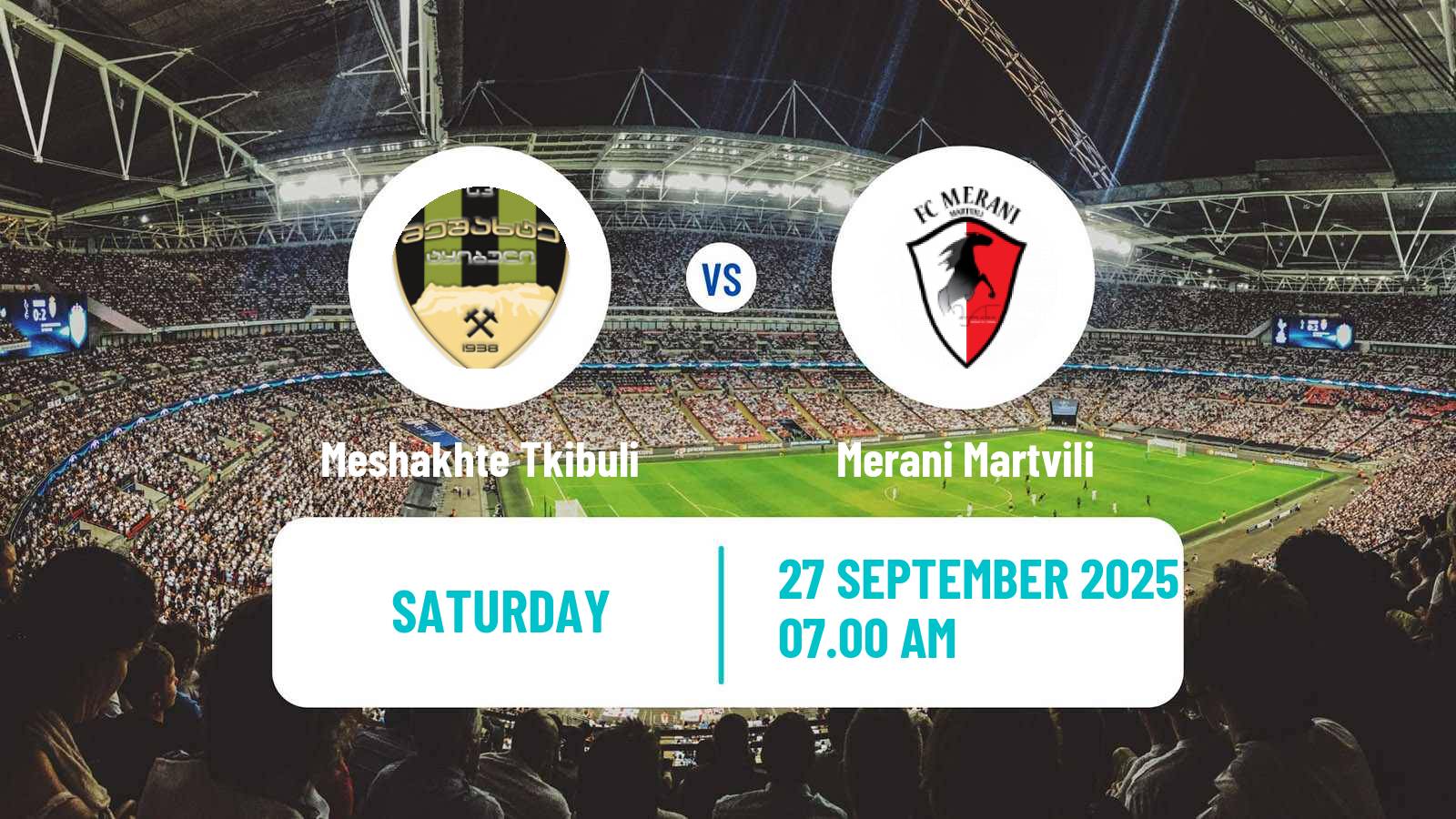 Soccer Georgian Erovnuli Liga 2 Meshakhte Tkibuli - Merani Martvili