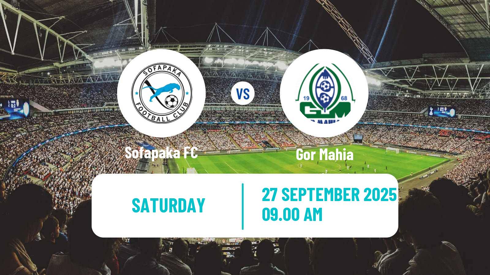 Soccer Kenyan Premier League Sofapaka - Gor Mahia