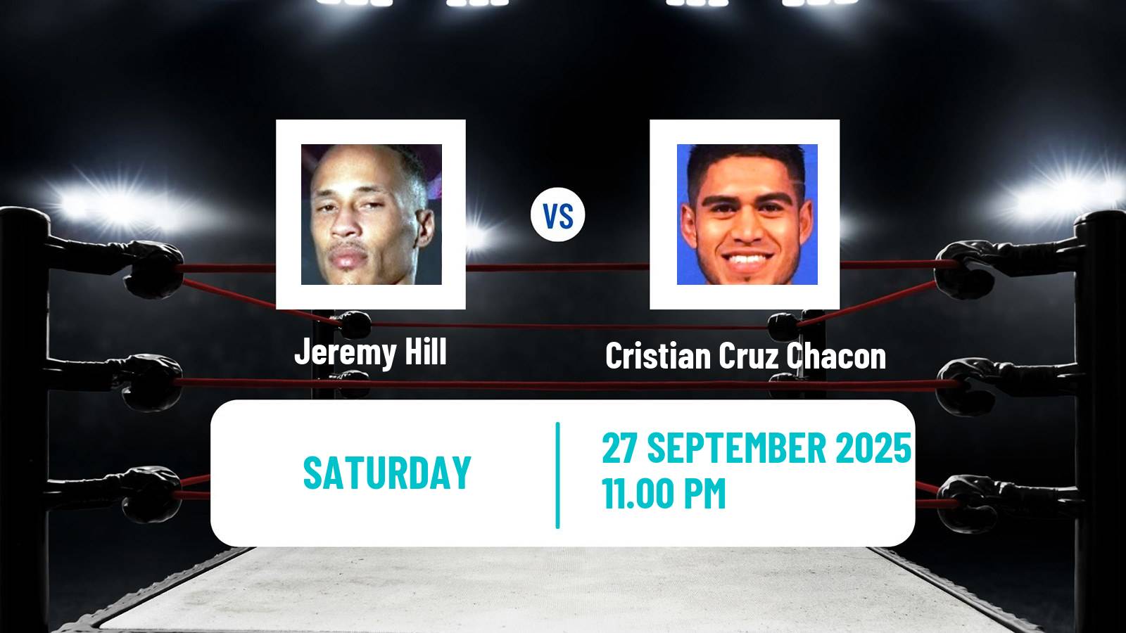 Boxing Super Featherweight Others Matches Men Jeremy Hill - Cristian Cruz Chacon