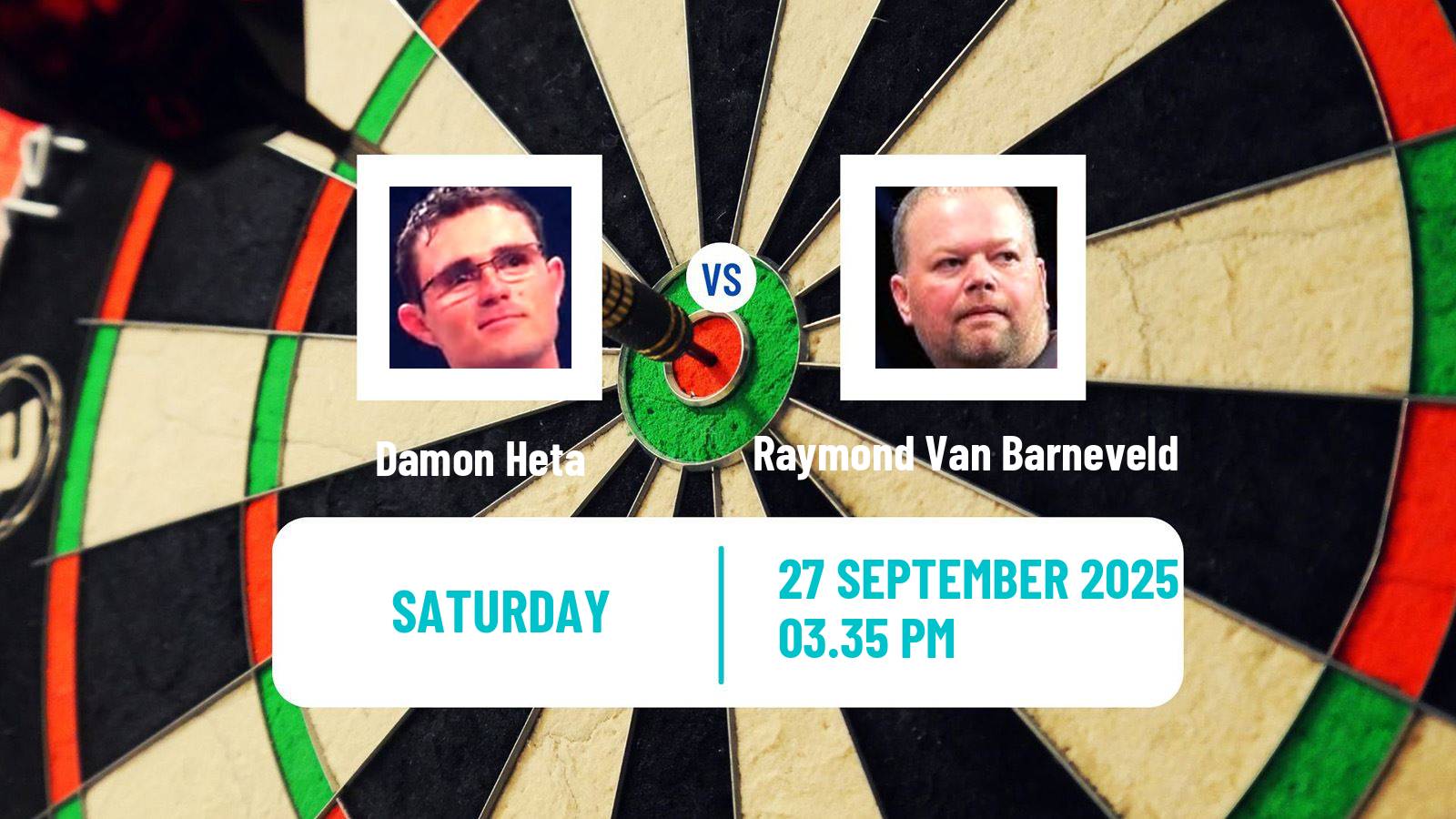 Darts European Tour 13 Damon Heta - Raymond Van Barneveld