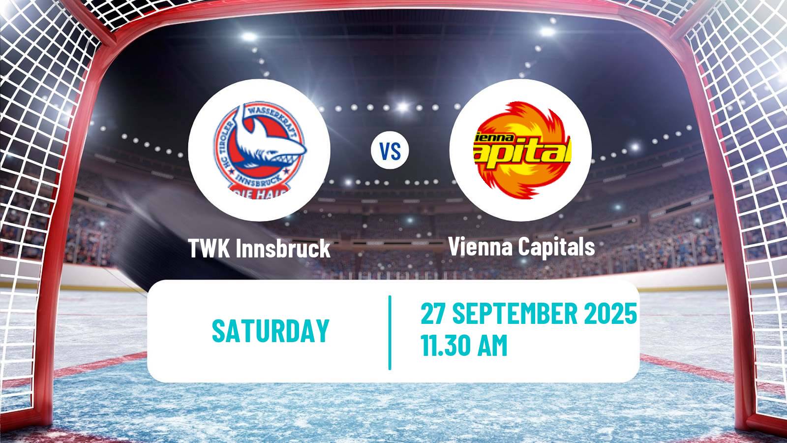 Hockey Austrian Ice Hockey League TWK Innsbruck - Vienna Capitals