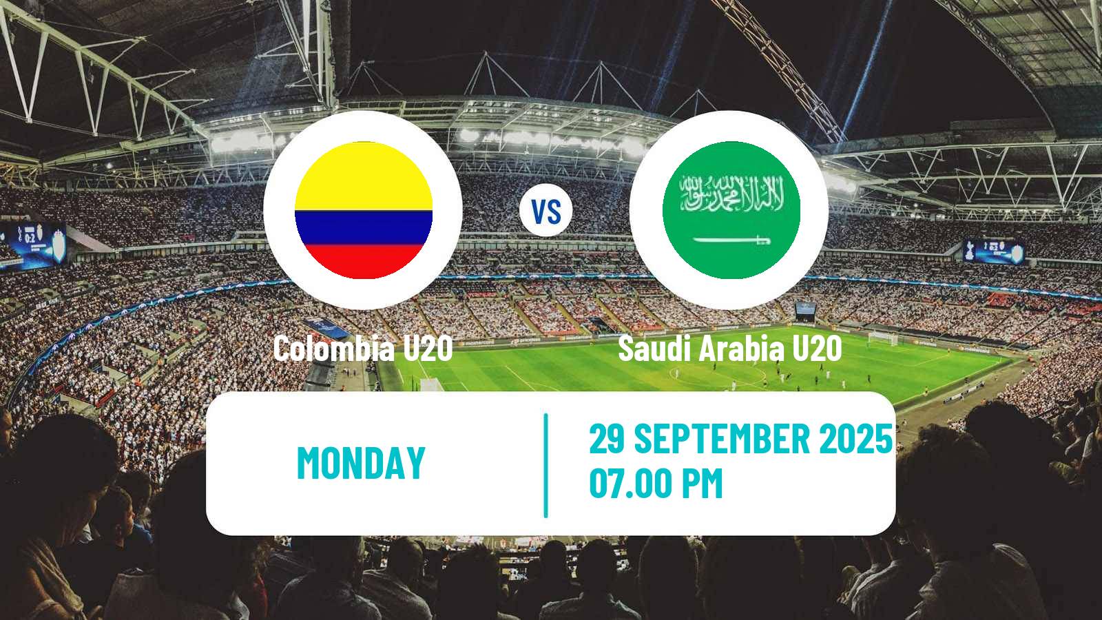 Soccer FIFA World Cup U20 Colombia U20 - Saudi Arabia U20
