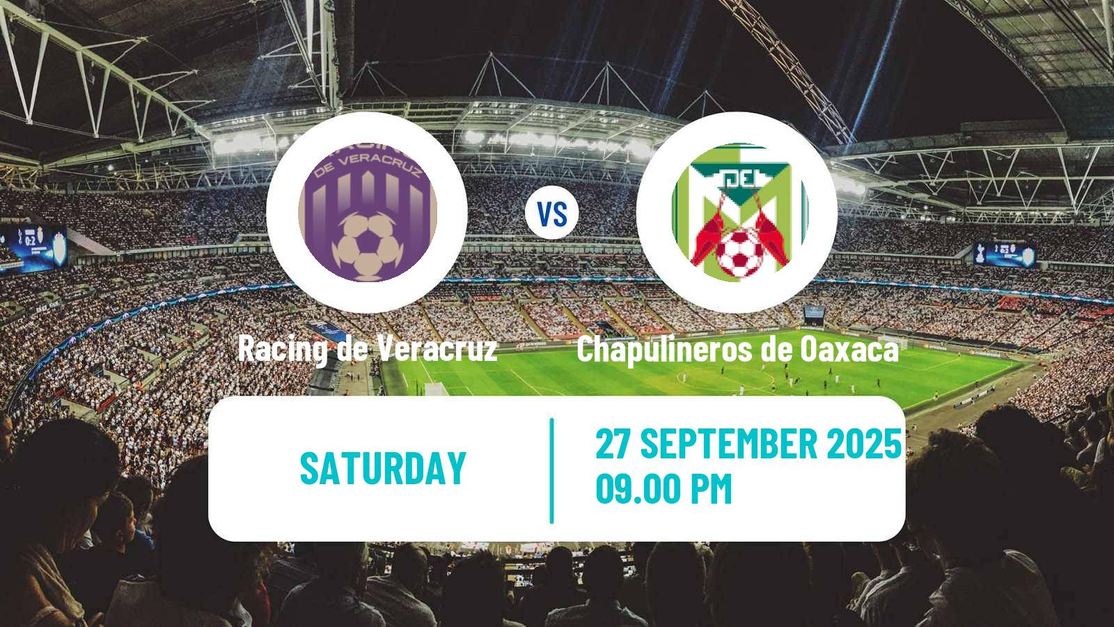 Soccer Mexican Liga Premier Serie A Racing de Veracruz - Chapulineros de Oaxaca