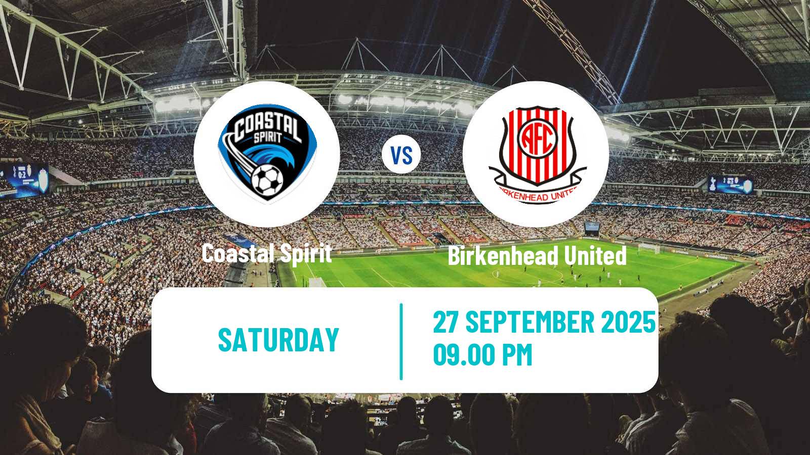 Soccer New Zealand National League Coastal Spirit - Birkenhead United