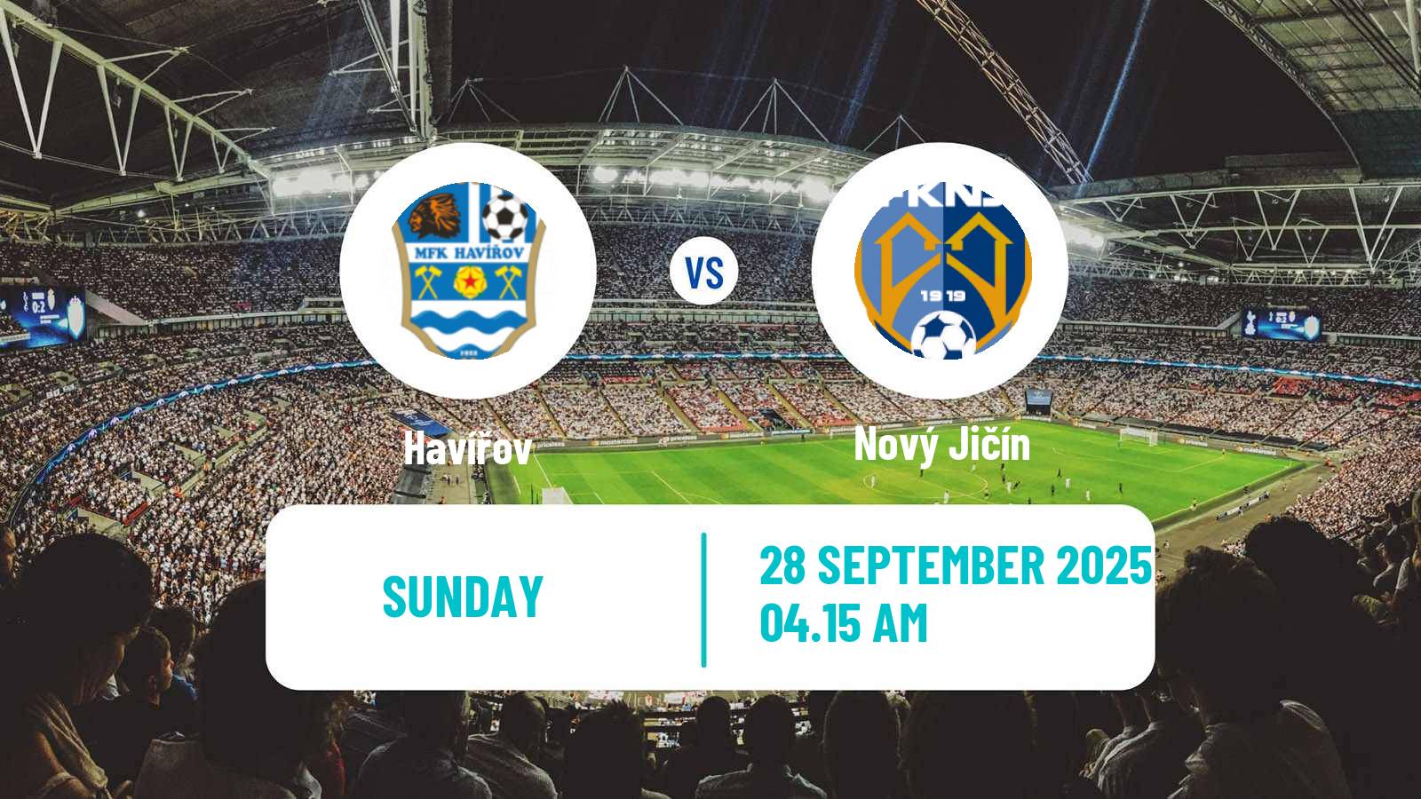 Soccer Czech Division F Havířov - Nový Jičín