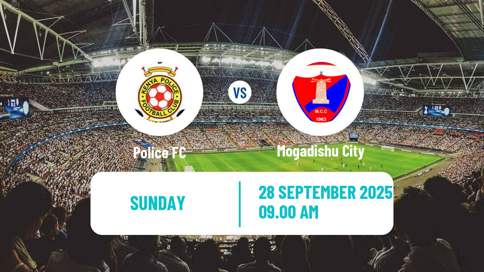 Soccer CAF Champions League Police FC - Mogadishu City