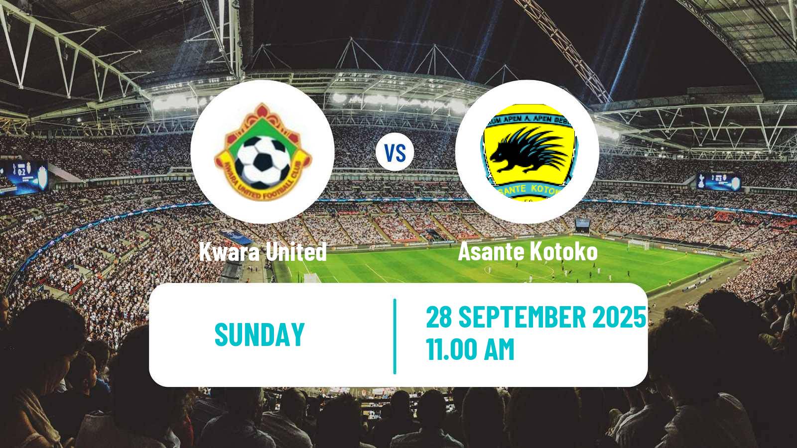 Soccer CAF Confederation Cup Kwara United - Asante Kotoko