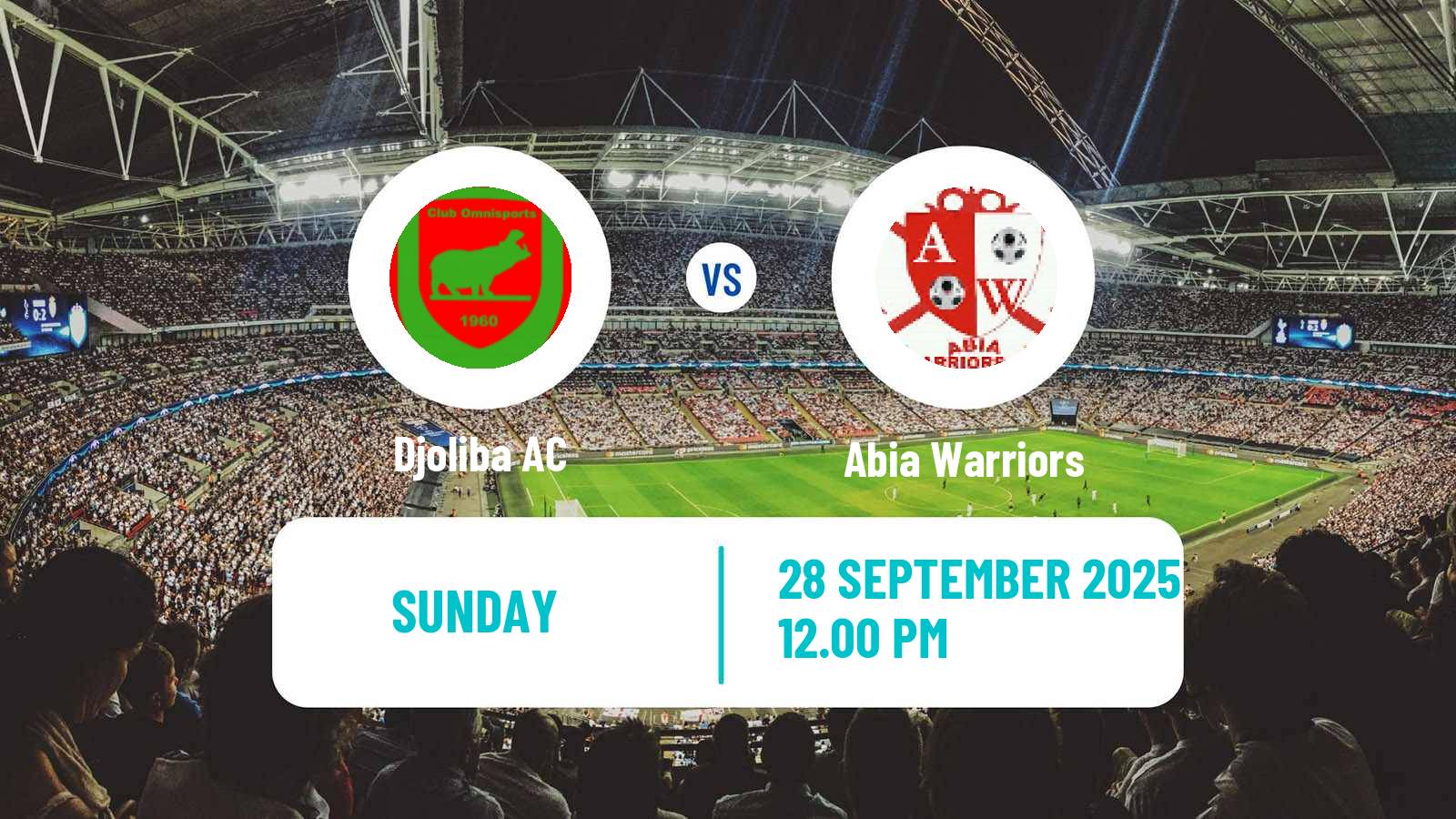 Soccer CAF Confederation Cup Djoliba - Abia Warriors